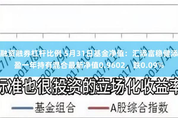 融资融券杠杆比例 5月31日基金净值：汇添富稳健添盈一年持有混合最新净值0.9602，跌0.09%