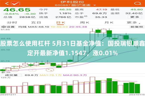 股票怎么使用杠杆 5月31日基金净值：国投瑞银顺鑫定开最新净值1.1547，涨0.01%