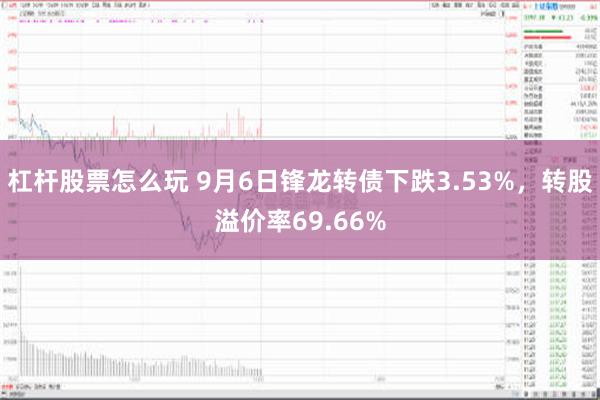 杠杆股票怎么玩 9月6日锋龙转债下跌3.53%，转股溢价率69.66%